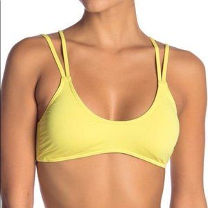 NWT VYB Crossback Bralette Bikini Top Yellow XL